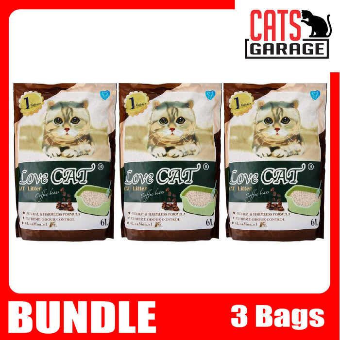 LoveCat COFFEE BEAN Cat Tofu Litter 6L