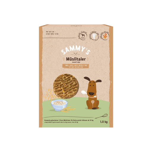 Bosch Sammy’s Muesli Taler 1kg