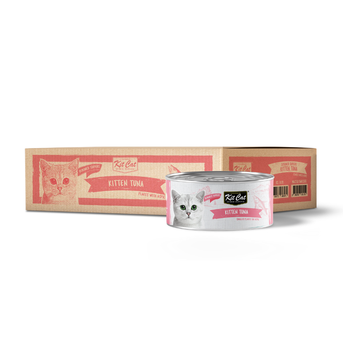Kit Cat Chicken & Tuna Mousse/Topper Cat Wet Food 80g X 24 cans