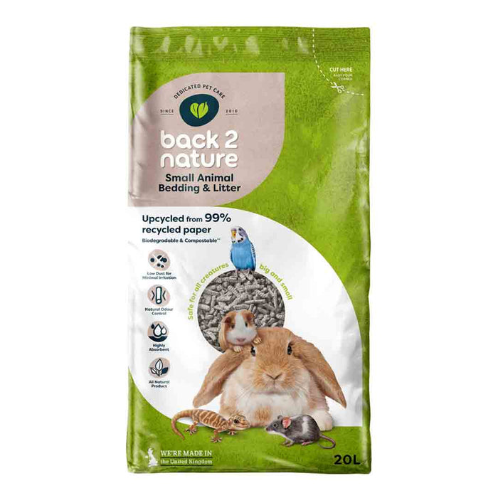 Breeder Celect Back-2-Nature Small Animal Bedding & Litter 10L - 30L