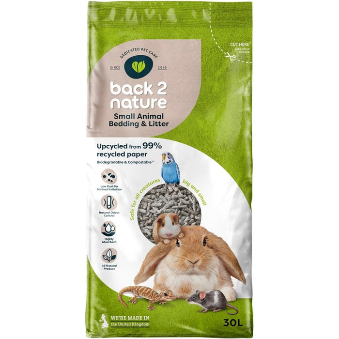 Breeder Celect Back-2-Nature Small Animal Bedding & Litter 10L - 30L