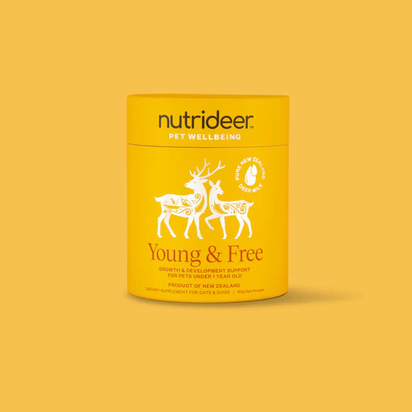 Nutrideer Young & Free Puppy & Kitten Supplement For Cats & Dogs 90g