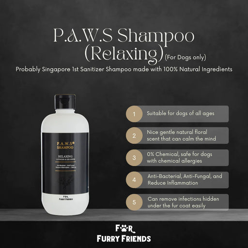 For Furry Friends P.A.W.S RELAXING Shampoo (Dogs Only) 500ml