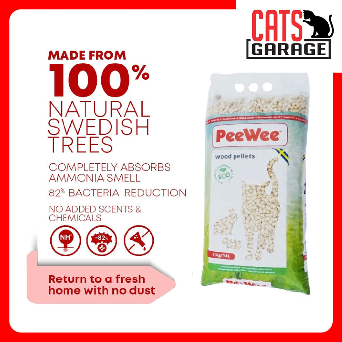 PeeWee Eco Wood Litter 9kg