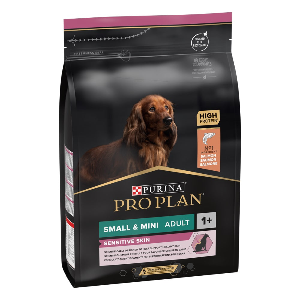 Purina Pro Plan Canine Small & Mini Adult Sensitive Skin & Coat Dog Dry Food 2.5kg