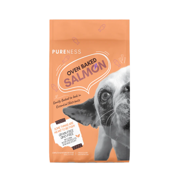 Pureness Oven Baked Salmon Dry Dog Food (1.5kg & 10kg and 1.5kgX3)
