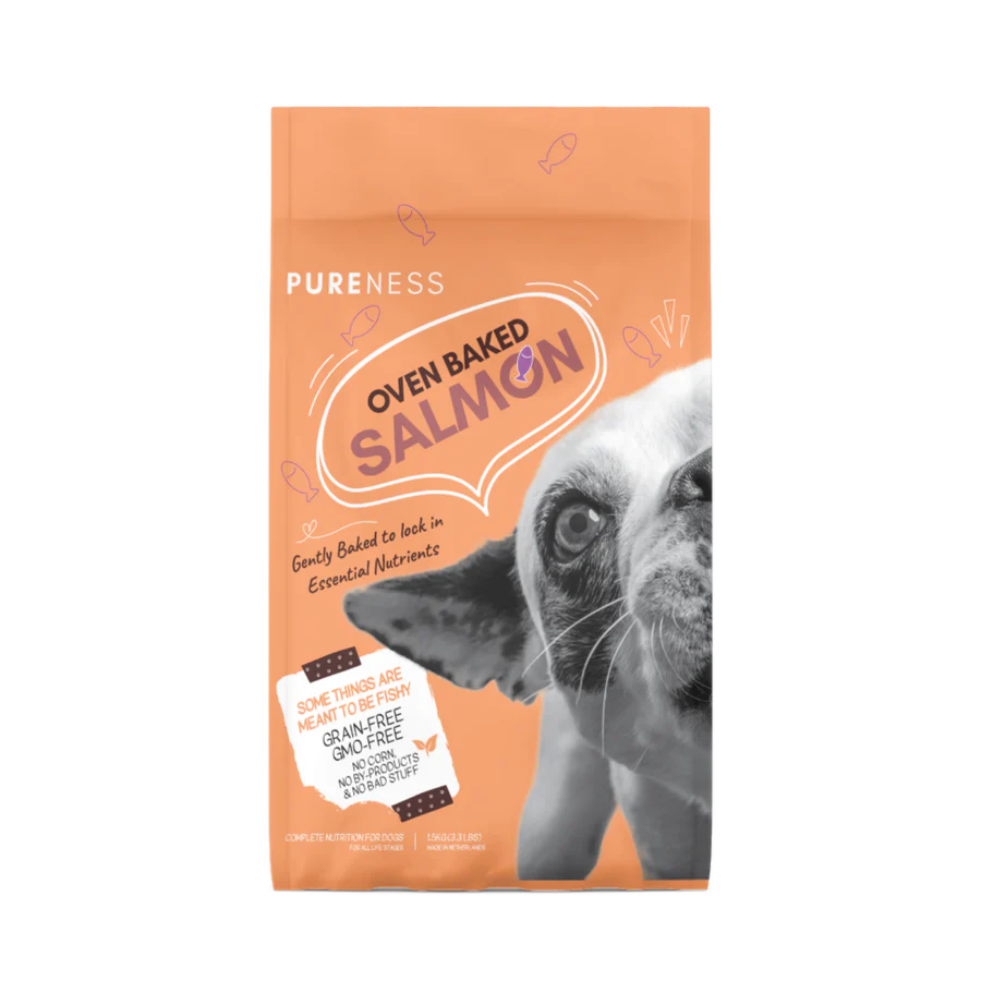 Pureness Oven Baked Salmon Dry Dog Food (1.5kg & 10kg and 1.5kgX3)
