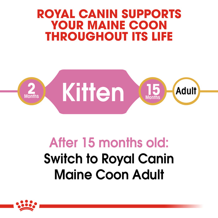 Royal Canin Feline Kitten Maine Coon Cat Dry Food 400g