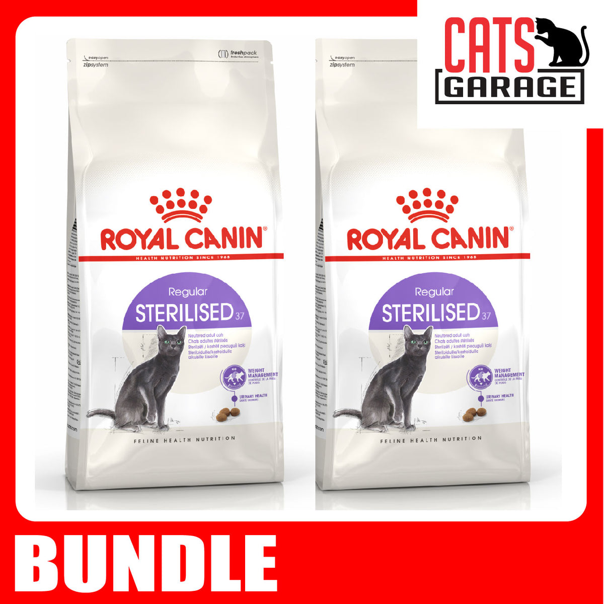 Royal Canin Feline Sterilised 37 Dry Cat Food 2kg — Cats Garage