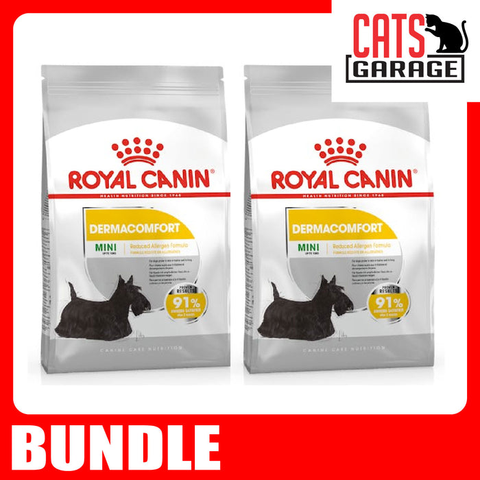 Royal Canin Canine Mini Dermacomfort Dry Dog Food (3 Sizes)