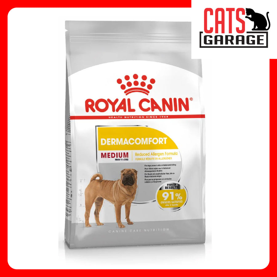 Royal Canin Medium Dermacomfort Dry Dog Food | 3kg & 12kg