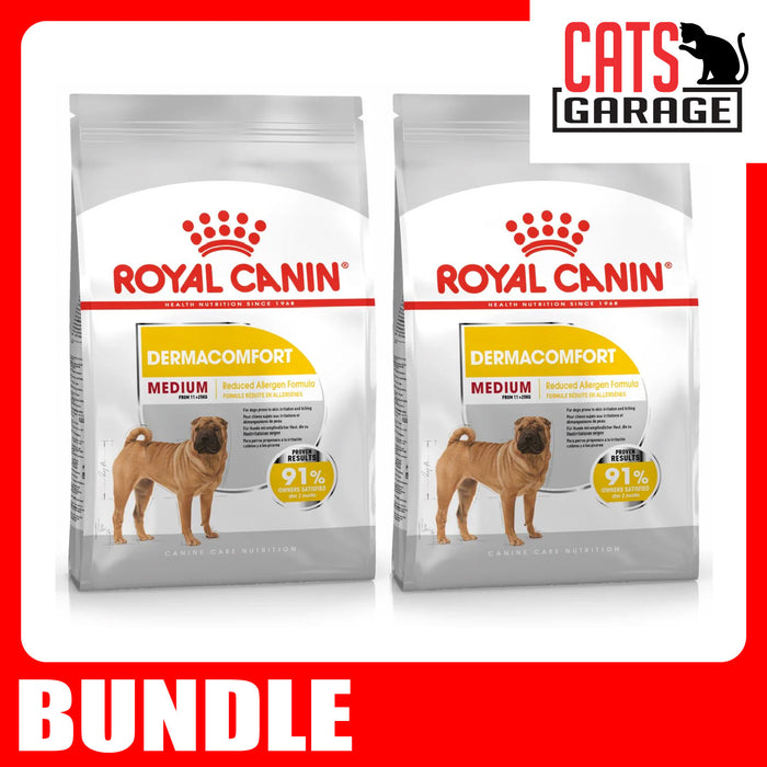 Royal Canin Medium Dermacomfort Dry Dog Food (2 Sizes) — Cats Garage