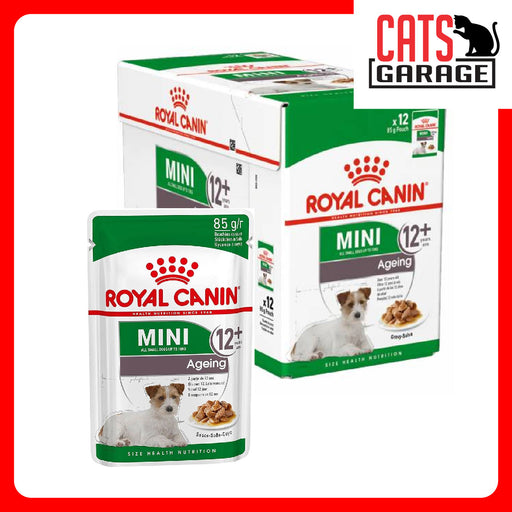 Royal Canin Mini Ageing Pouch Wet Dog Food 85g (12 Pouches)