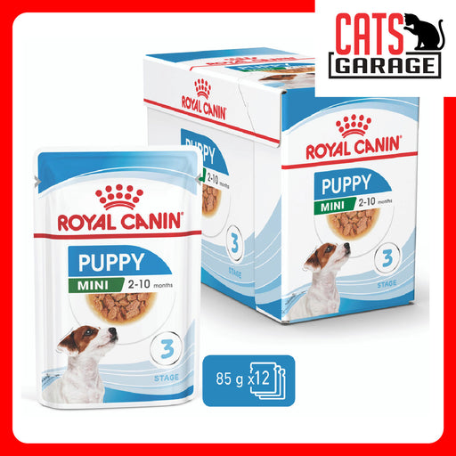 Royal Canin Mini Puppy Pouch Wet Dog Food 85g (12 Pouches)