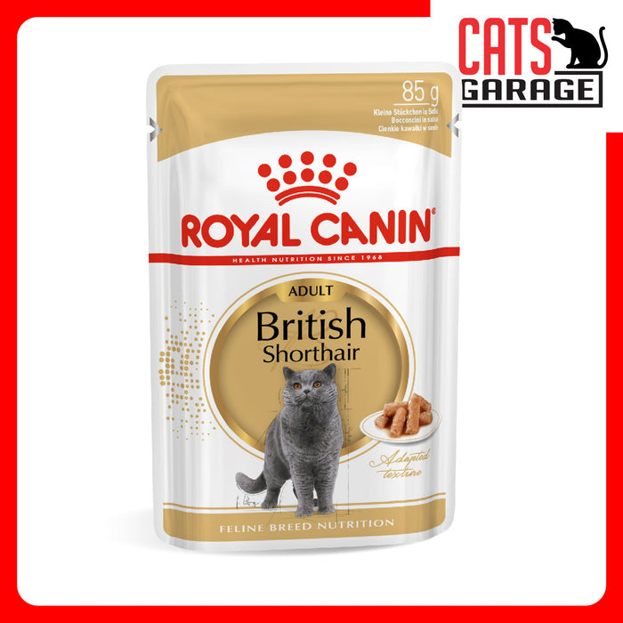 Royal Canin Feline Pouch British Shorthair Adult Cat Wet Food 85g X12