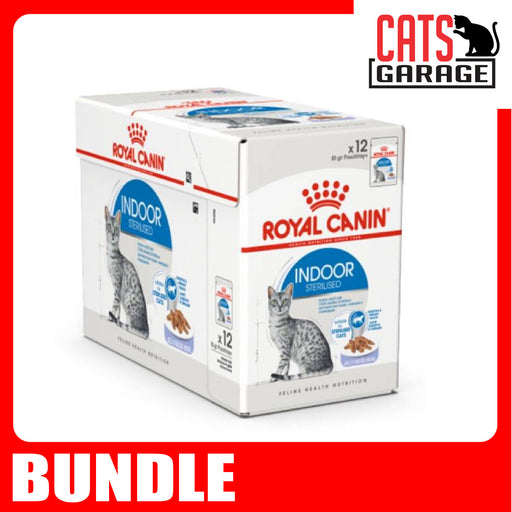Royal Canin Feline Pouch Indoor Sterilised in Gravy 85g X12