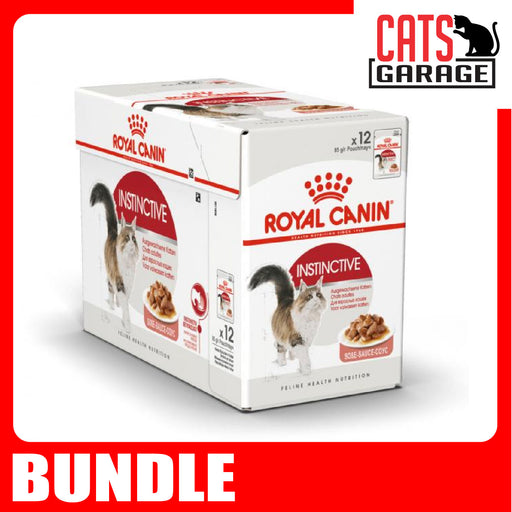Royal Canin Feline Pouch Instinctive Adult Cat Wet Food in Gravy 85g X12
