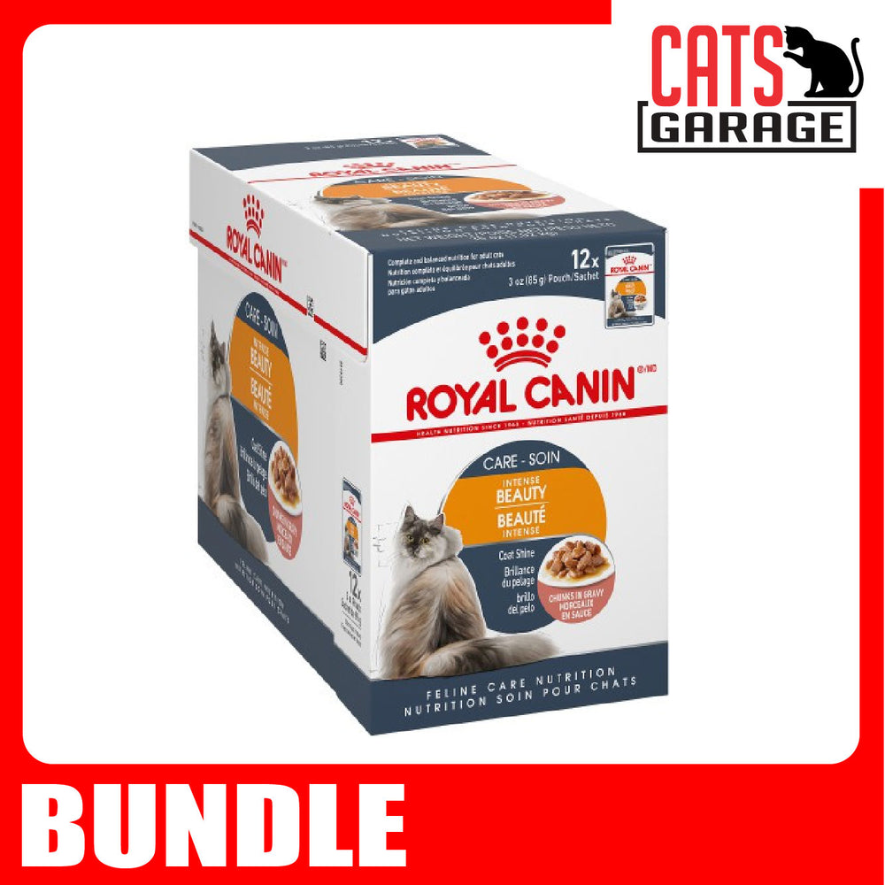 Royal Canin Feline Pouch Intense Beauty Cat Wet Food 85g X12 Cats Garage