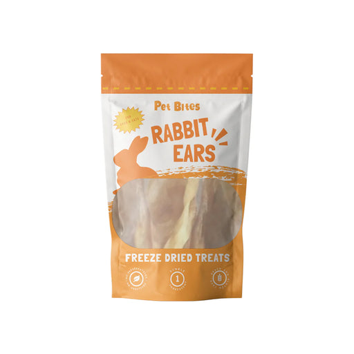 Pet Bites 100% Freeze Dried Rabbit Ears 50g