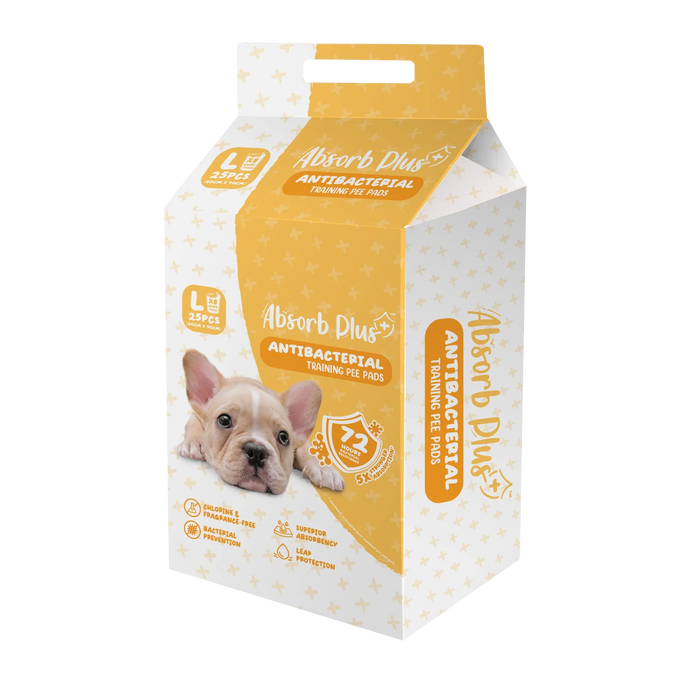 Absorb Plus Antibacterial Large Pee Pad Pet Sheets  | CTN OF 3