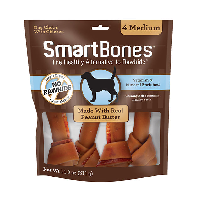 Smartbones Classic Chews Dog Food Treats Chicken/Peanut/Cheese/Potato