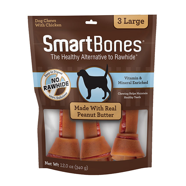 Smartbones Classic Chews Dog Food Treats Chicken/Peanut/Cheese/Potato