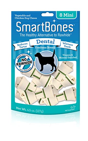 SmartBones Dental Dog Food Treats Chews/Sticks 8pcs/10pcs/16pcs/30pcs
