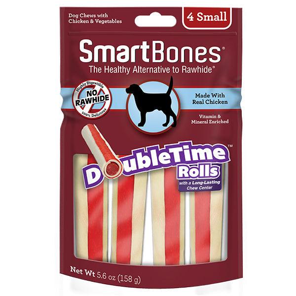 SmartBones Innovative Chews Dog Food Treats Wrapped/Double Fun/Rolls/Twistz