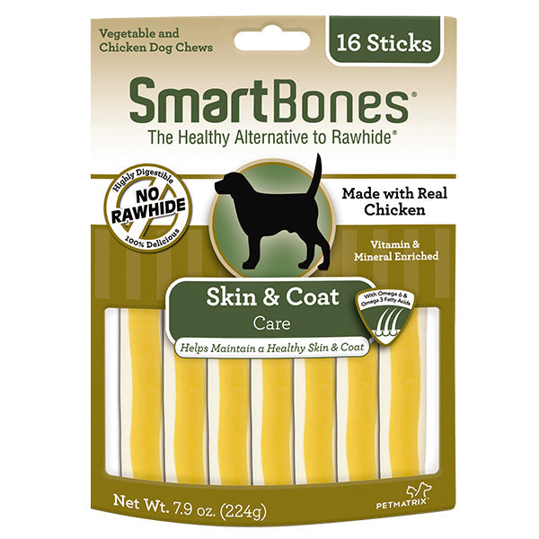 SmartBones SmartSticks Nutritional Dog Food Treats 16pcs