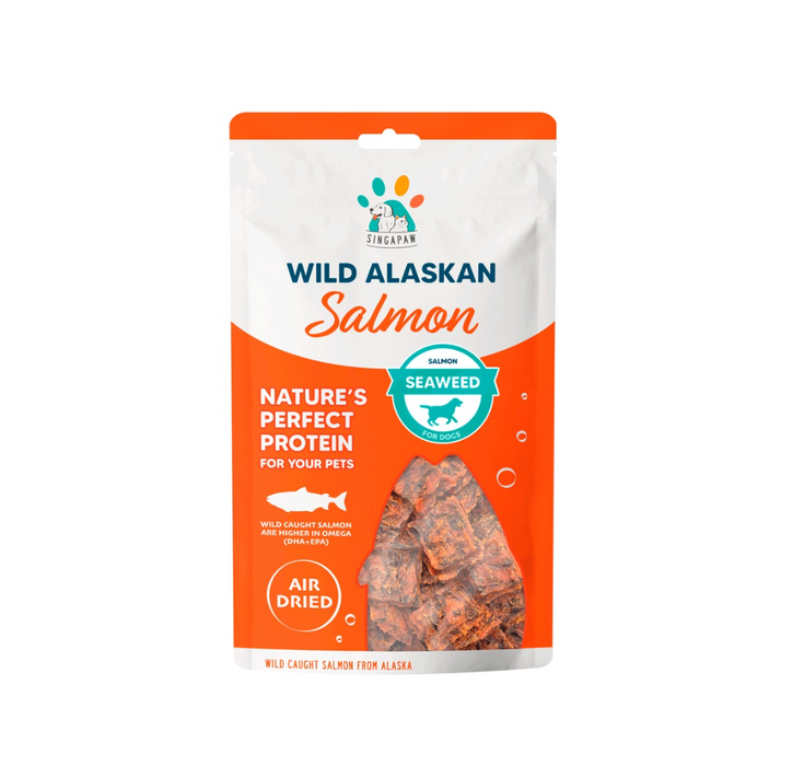 Singapaw Dog Wild Alaskan Salmon Seaweed 70g