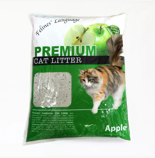 Feline's Language Premium Cat Litter Apple 10L