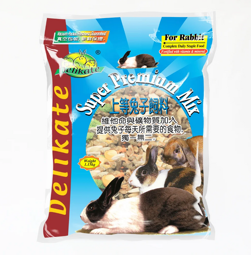 Delikate Rabbit Premium Mix Food (2 Sizes)