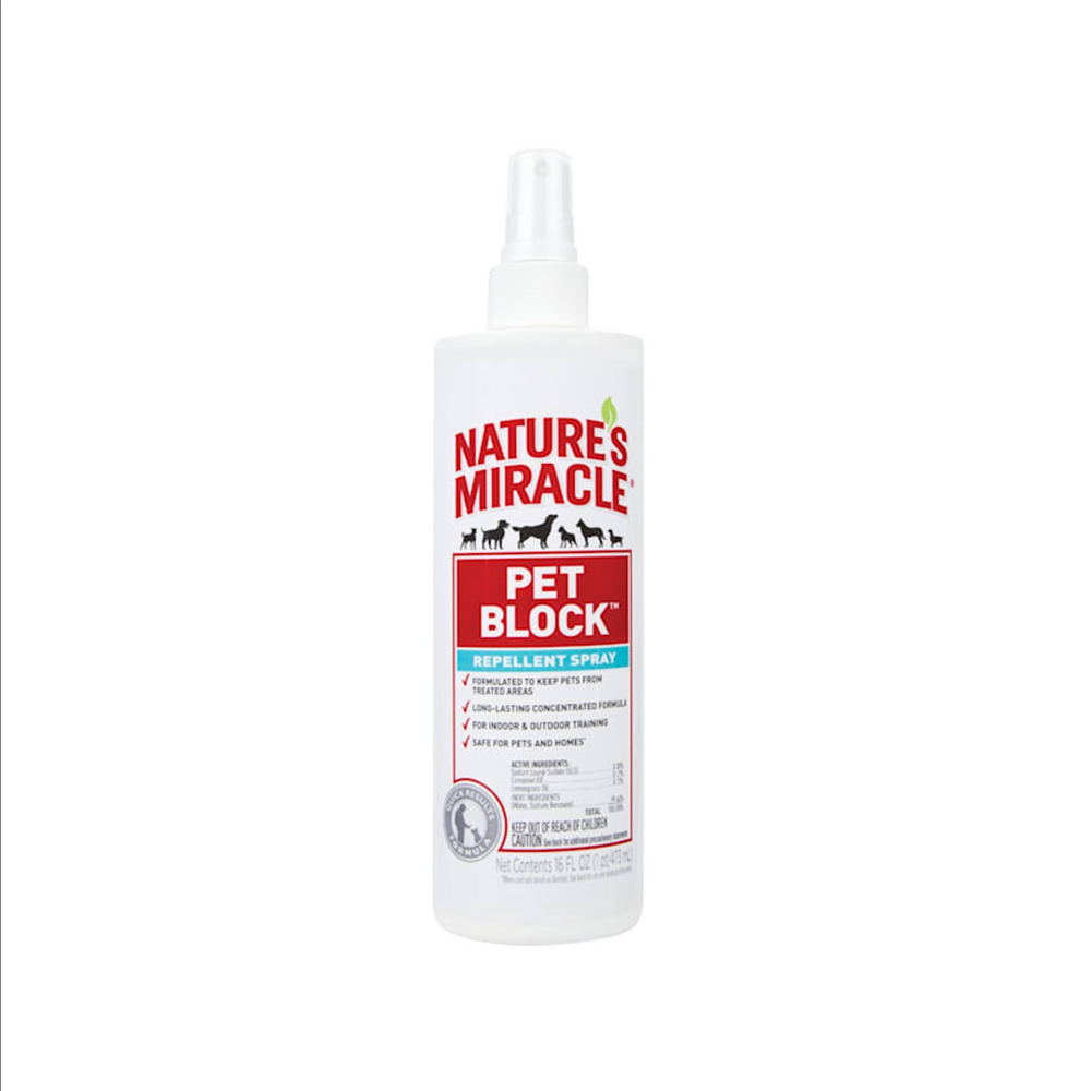 Nature's Miracle Pet Block Repellent Spray 16oz