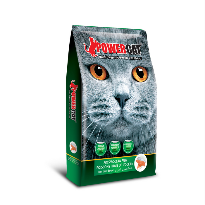 Powercat Halal Organic Fresh Ocean Fish 8kg