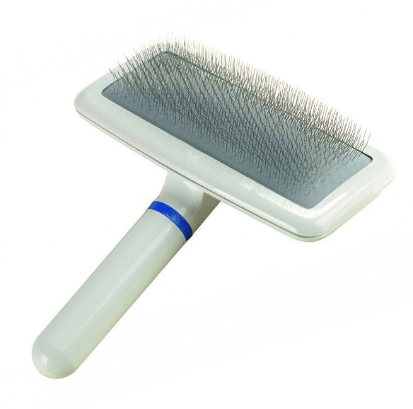 DoggyMan White Grooming Slicker Brush For Cats & Dogs