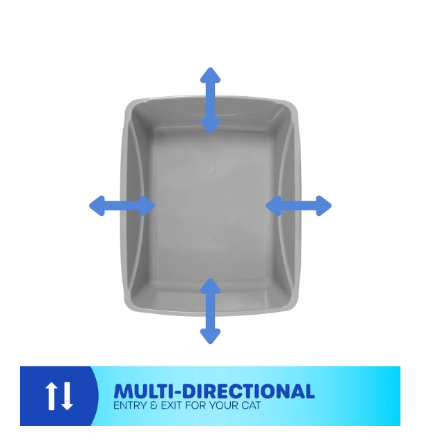 Petmate Cat Litter Box – Small/Medium/Large/Jumbo