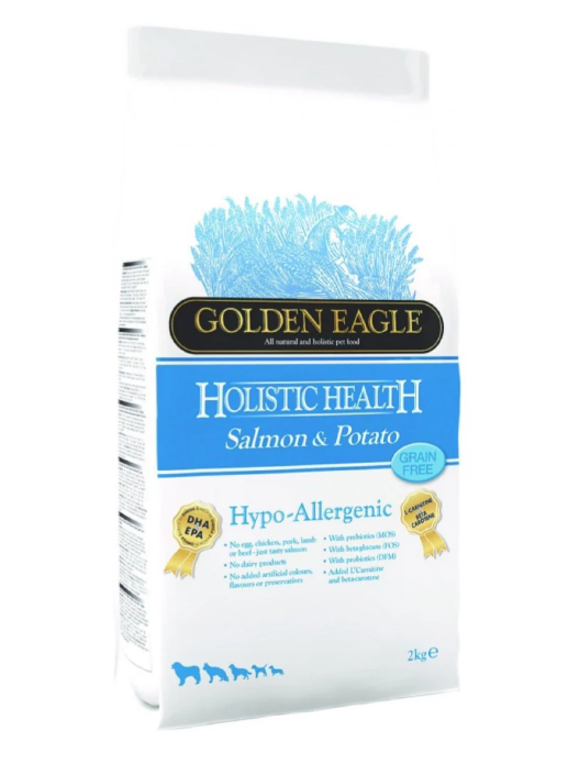Golden Eagle Holistic Health Grain Free Hypo-Allergenic Dry Dog Food 2kg