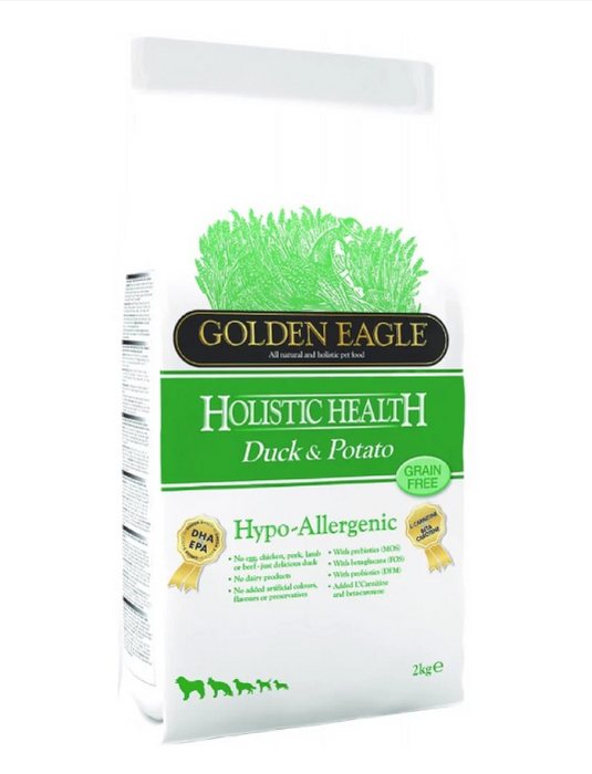 Golden Eagle Holistic Health Grain Free Hypo-Allergenic Dry Dog Food 2kg