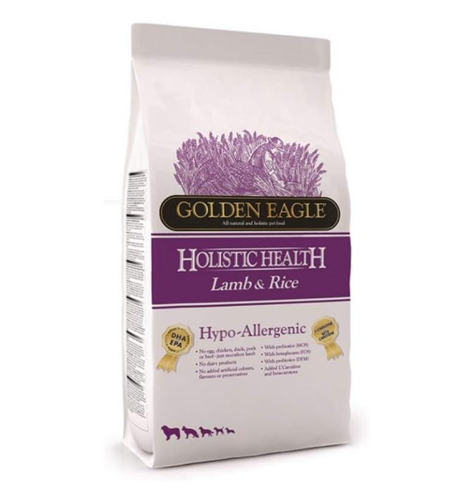 Golden Eagle Holistic Health Grain Free Hypo-Allergenic Dry Dog Food 2kg