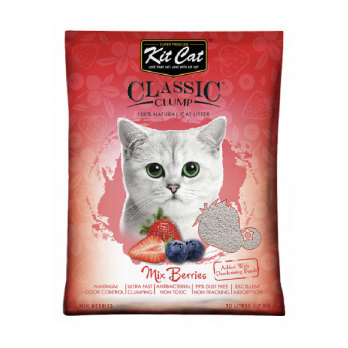 KitCat Classic Clump Clay Cat Litter 10L