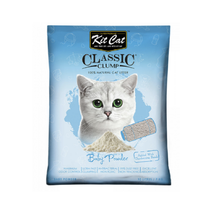 KitCat Classic Clump Clay Cat Litter 10L