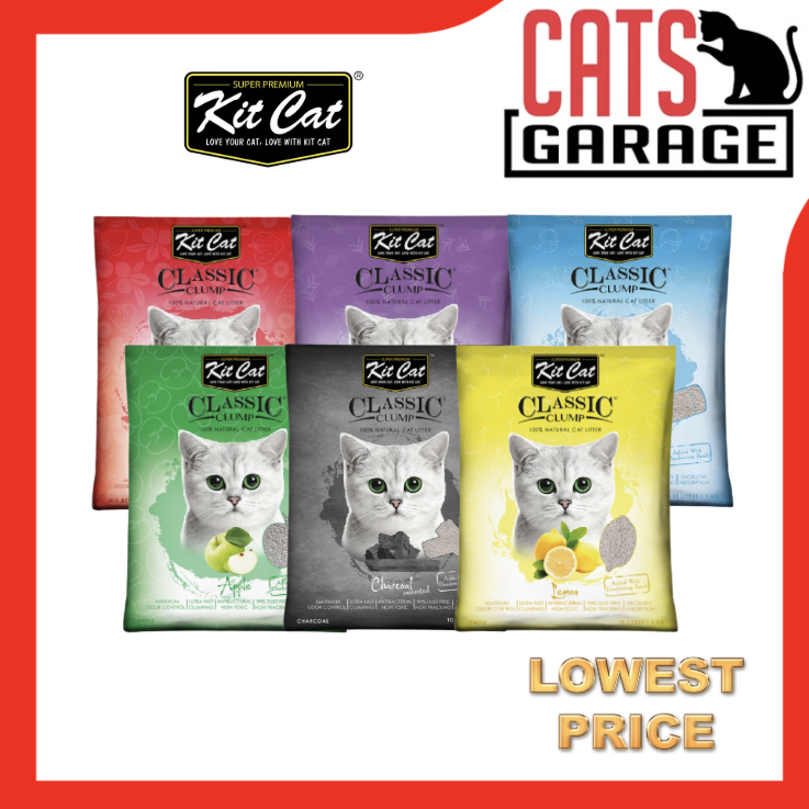 KitCat Classic Clump Clay Cat Litter 10L