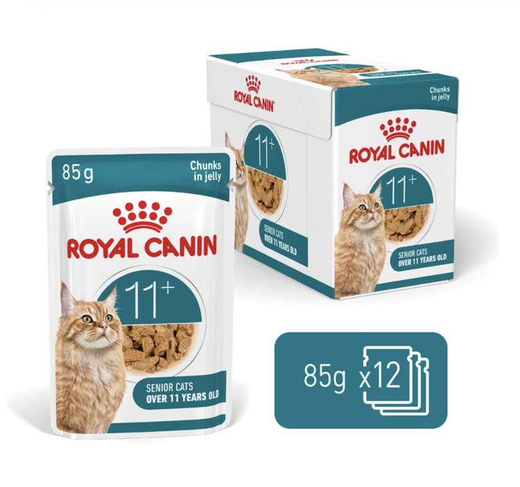Royal Canin Ageing 11+ (Replaced to Ageing 12+) CIG Cat Wet Food 85g X12