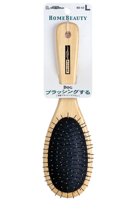 Doggyman Home Beauty Grooming Tip Wooden Brush for Cats & Dogs