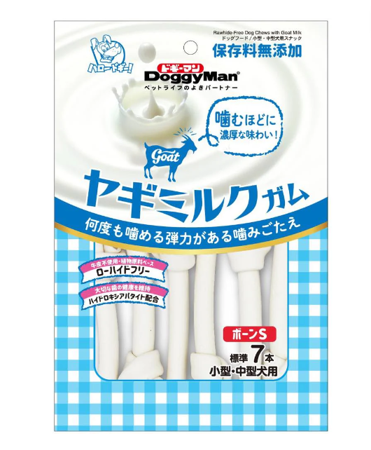 DoggyMan Rawhide-Free Goat Milk Dog Treats 7pcs/14pcs
