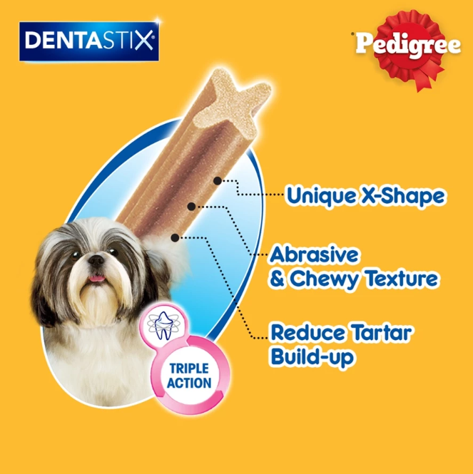 Pedigree DentaStix/Chewy Chunx for All types of Dog Breeds 56g/60g/68g/75g/98g/112g