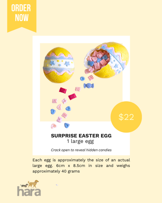 Hara Pets Easter Collection - Easter Egg/Goat Milk Candies Assorted/Goat Milk Cookies/Bunny Cookies