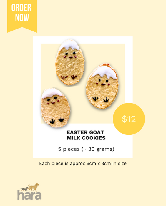 Hara Pets Easter Collection - Easter Egg/Goat Milk Candies Assorted/Goat Milk Cookies/Bunny Cookies