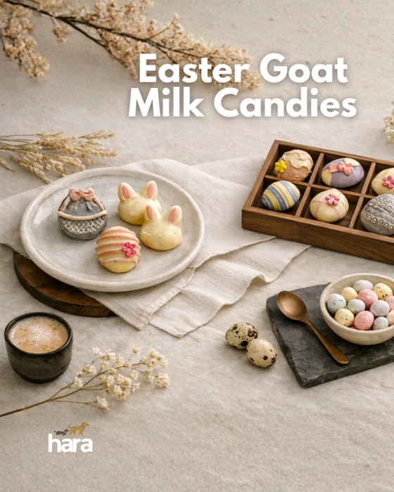 Hara Pets Easter Collection - Easter Egg/Goat Milk Candies Assorted/Goat Milk Cookies/Bunny Cookies