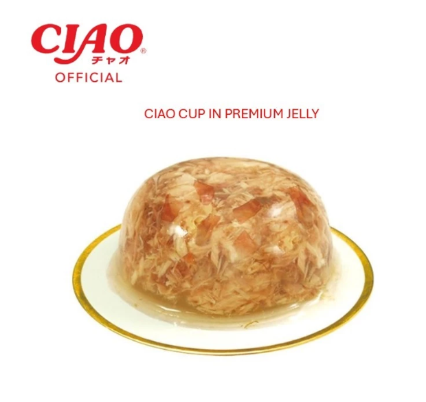 CIAO Tuna Flake With Chicken Fillet & Lactic Acid Bacteria Jelly Cup Wet Cat Food 65g